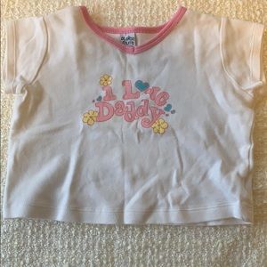 “I Love Daddy” toddler t-shirt
